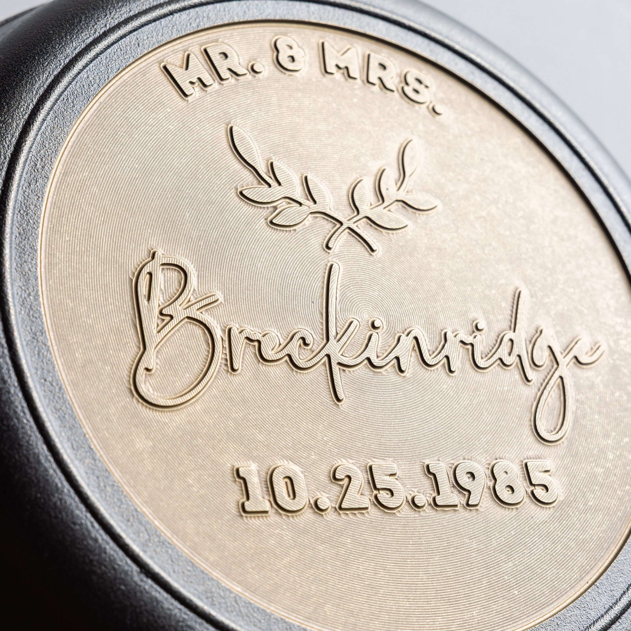Lodge Heritage Custom Engraved Milestone Skillet - Image 3