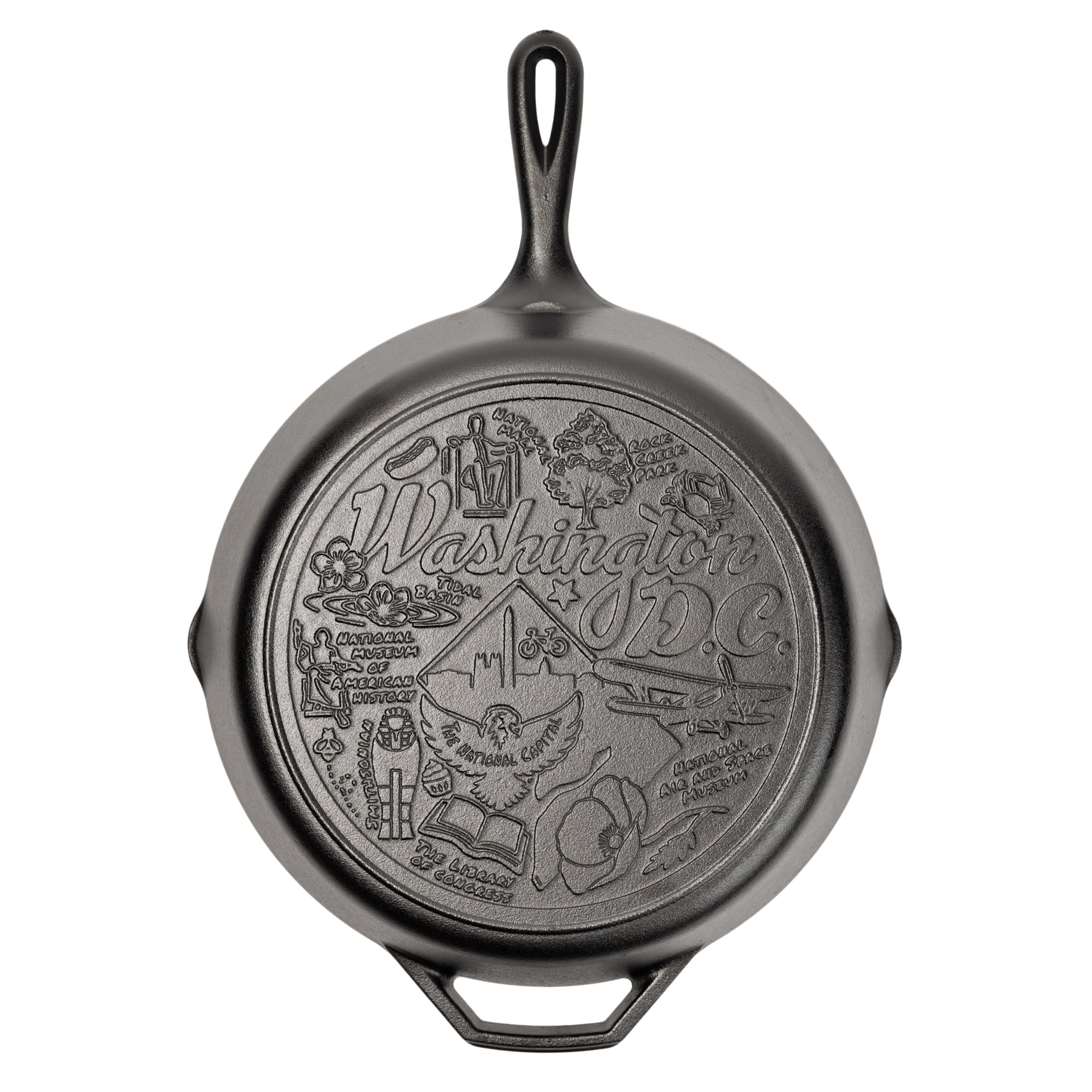 Lodge Heritage American Road Trip: 12 Inch Seasoned Cast Iron Skillet, Washington, D.C. - Image 6