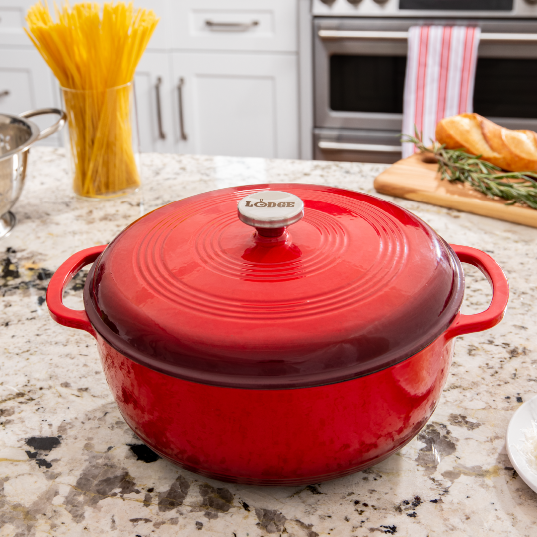 Lodge Heritage Essential Enamel Dutch Oven - Image 198
