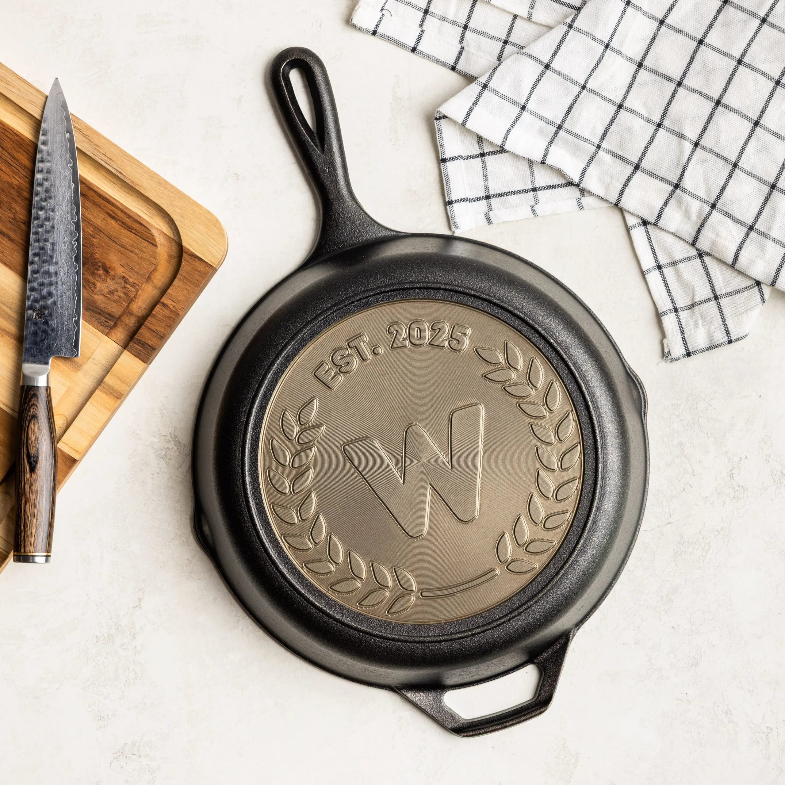 Lodge Heritage Custom Engraved Monogram Skillet - Image 7