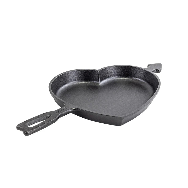 Lodge Heritage Seasoned Cast Iron Heart Skillet
