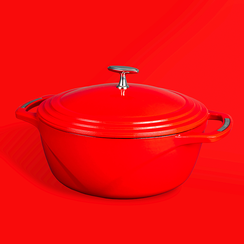 Lodge Heritage USA Enamel™ Cast Iron Dutch Oven - Image 143