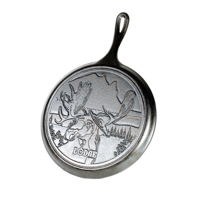 Lodge Heritage Wildlife Series™ 10.5 Inch Cast Iron Moose Griddle - Image 2