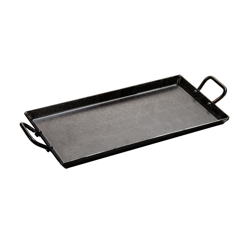Lodge Heritage 18 x 10 Inch Seasoned Carbon Steel Griddle