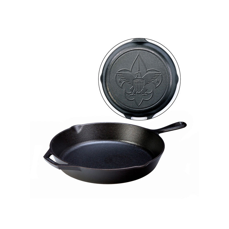 Lodge Heritage 12 Inch Cast Iron Scouts Skillet