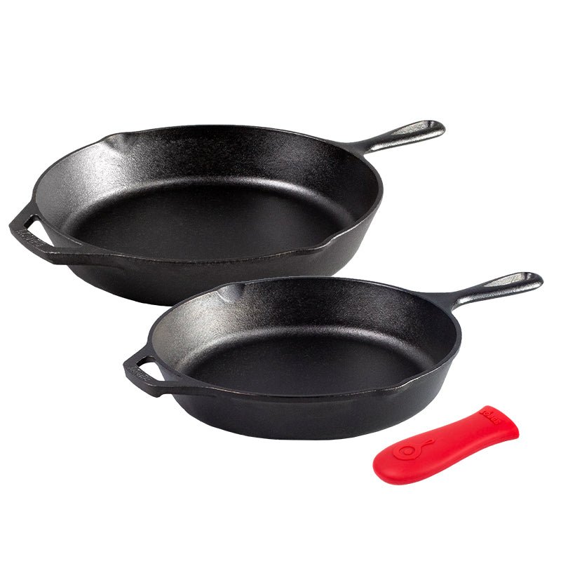 Lodge Heritage Lodge Heritage Fan-Favorite Skillets Set with Handle Holder - Image 12