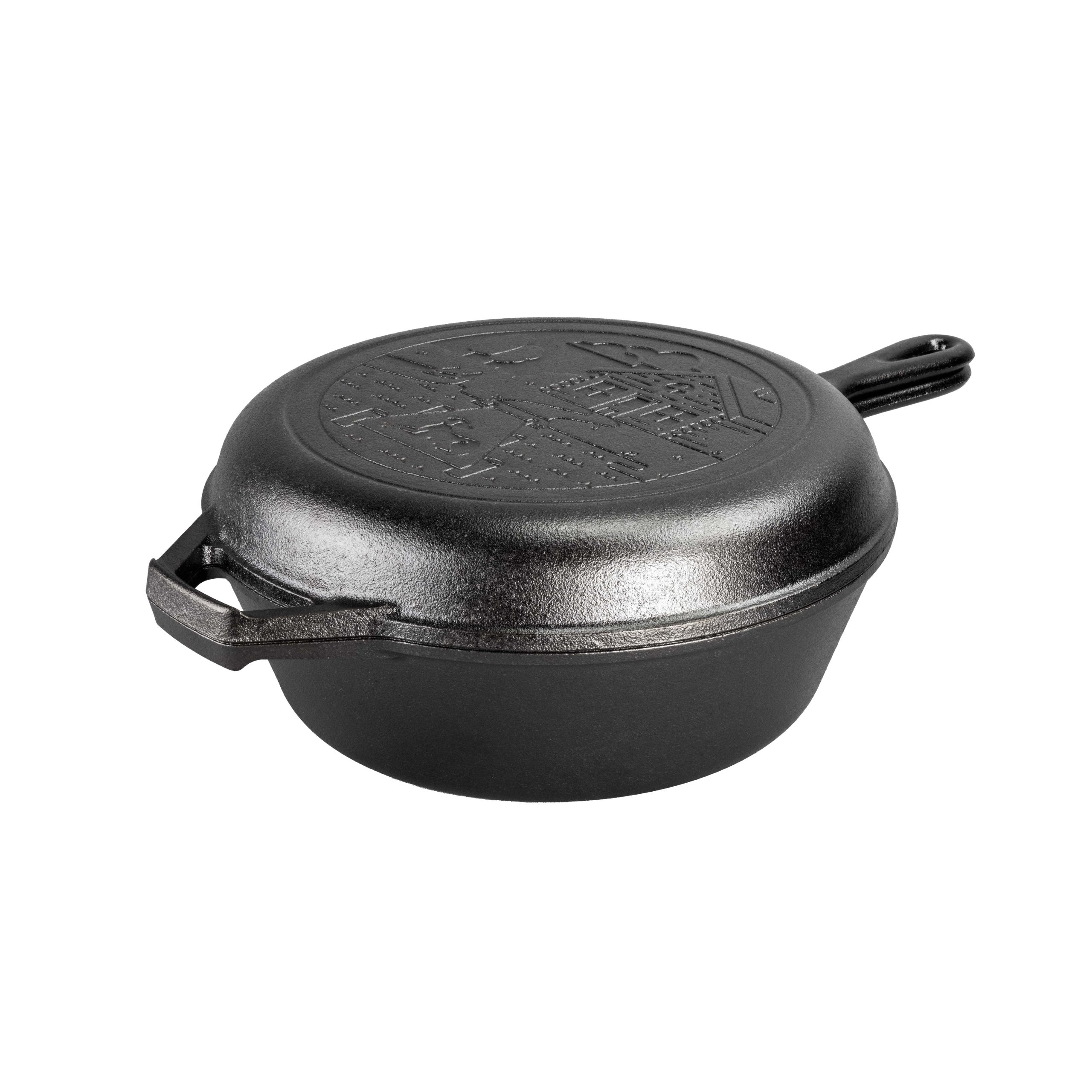 Lodge Heritage Wanderlust 3.2 Quart Cast Iron Cabin Combo Cooker - Image 3