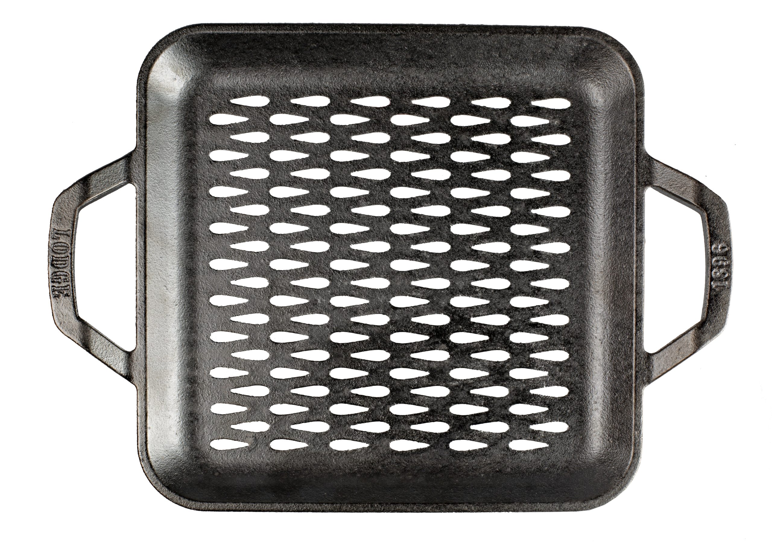Lodge Heritage Chef Collection 11 Inch Cast Iron Square Grill Topper - Image 2
