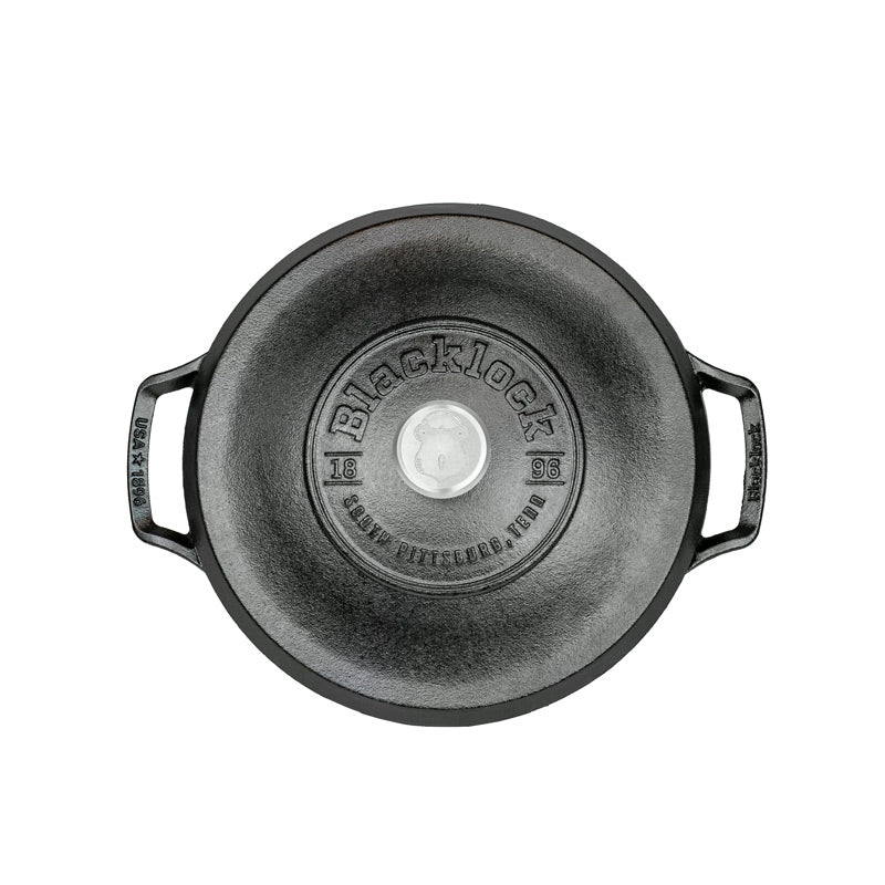 Lodge Heritage Blacklock 5.5 Quart Lightweight Cast Iron Dutch Oven - Image 2