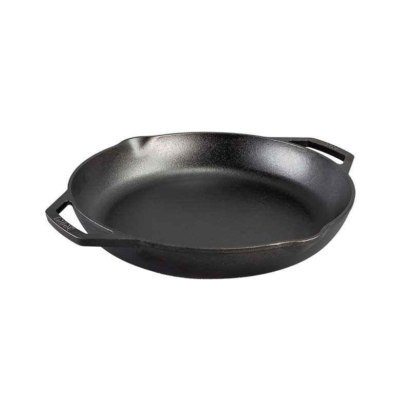 Lodge Heritage Chef Collection 14 Inch Dual Handle Skillet - Image 9