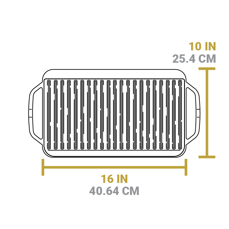 Lodge Heritage Chef Collection Reversible Grill/Griddle - Image 8