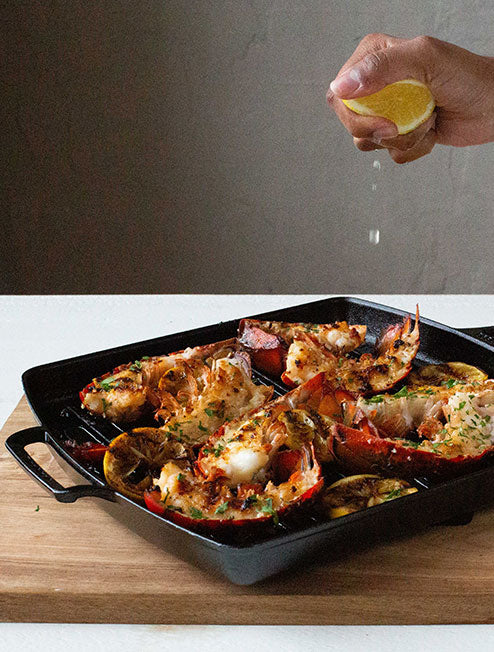 Lodge Heritage Blacklock 12 Inch Lightweight Cast Iron Grill Pan - Image 4