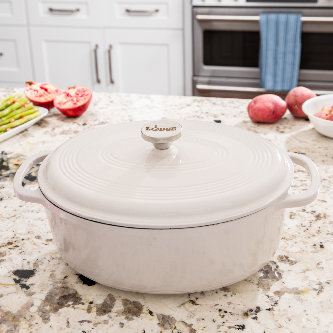 Lodge Heritage Essential Enamel Oval Dutch Oven - Image 5