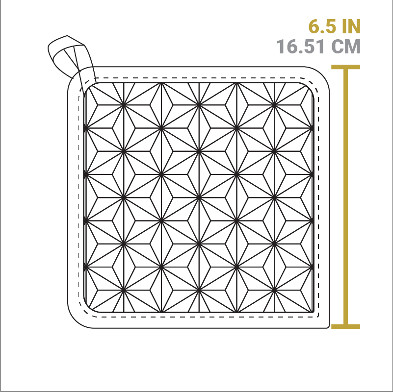 Lodge Heritage Silicone and Fabric Potholder - Image 7