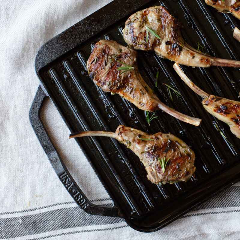 Lodge Heritage Chef Collection Reversible Grill/Griddle - Image 5