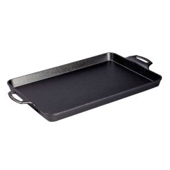 Lodge Heritage 15.5 x 10.5 Inch Seasoned Cast Iron Baking Pan