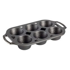 Lodge Heritage Seasoned Cast Iron Muffin Pan