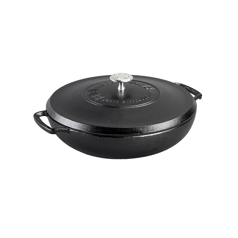 Lodge Heritage Blacklock 4 Quart Lightweight Cast Iron Braiser - Image 13