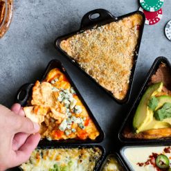 Alternative view of Lodge Heritage Heat-Treated 10 Ounce Triangular Cast Iron Mini Server 