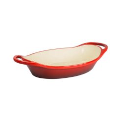 Alternative view of Lodge Heritage Enameled Oval Casserole
