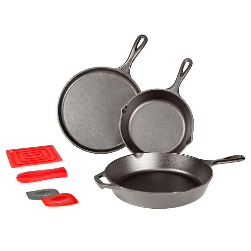 Lodge Heritage Essential Seasoned Cast Iron Skillet Set - Image 21