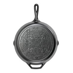 Alternative view of Lodge Heritage 12 Inch Seasoned Cast Iron Butterfly Sugar Skull Skillet