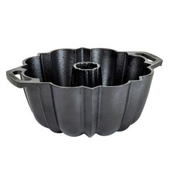 Lodge Heritage Seasoned Cast Iron Fluted Cake Pan