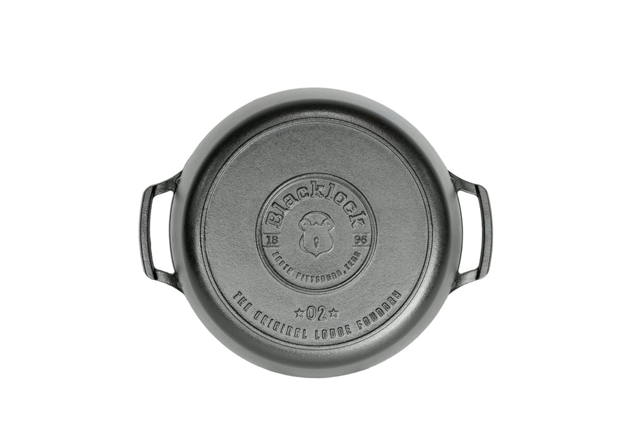 Lodge Heritage Blacklock 5.5 Quart Lightweight Cast Iron Dutch Oven - Image 4