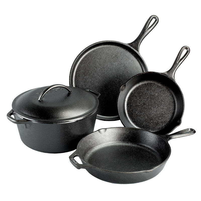 Lodge Heritage Seasoned Cast Iron 5 Piece Set - Image 20