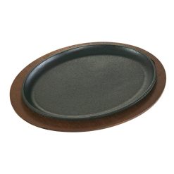 Alternative view of Lodge Heritage 13.25 Inch Jumbo Oval Walnut Wood Underliner