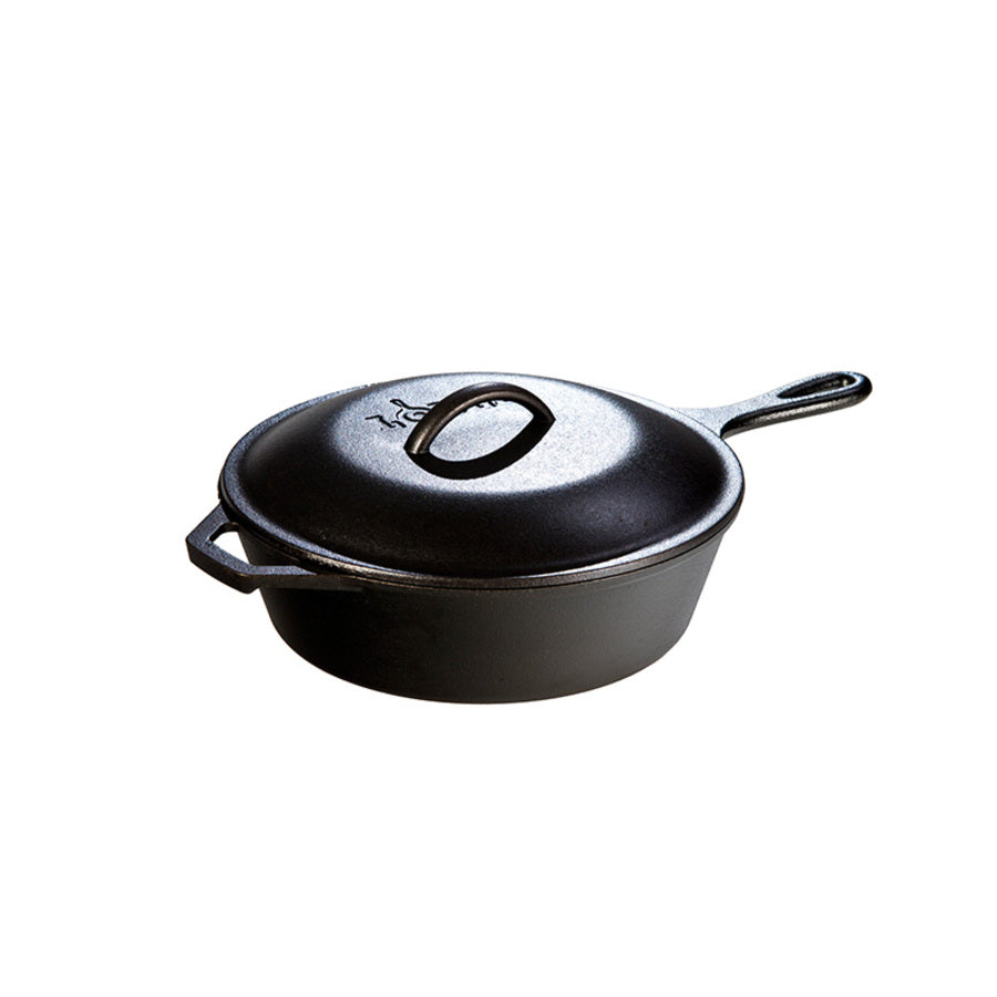 Lodge Heritage Cast Iron Covered Deep Skillet