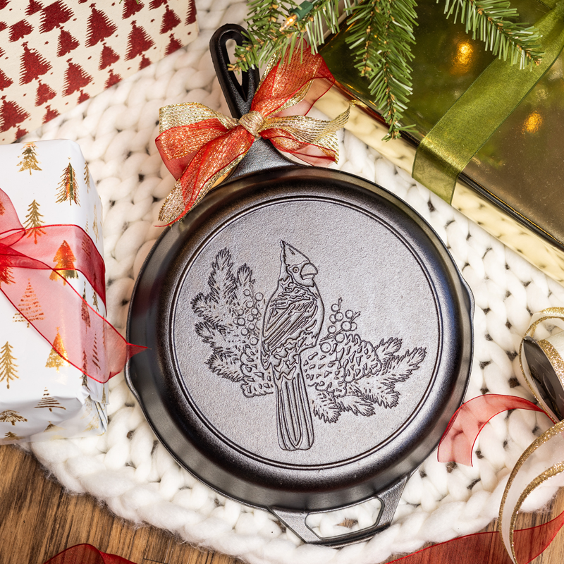Lodge Heritage Lodge Heritage 10.25 Inch Seasoned Cast Iron Cardinal Skillet - Image 3