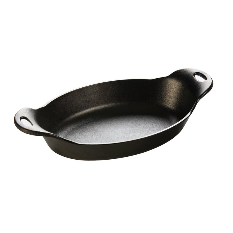 Lodge Heritage Heat-Treated 16 Ounce Cast Iron Oval Server