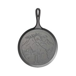 Alternative view of Lodge Heritage Wanderlust 10.5 Inch Cast Iron Mountain Griddle