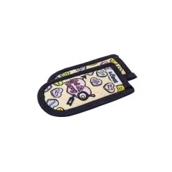 Lodge Heritage Conversation Heart Handle Holders, Set of Two