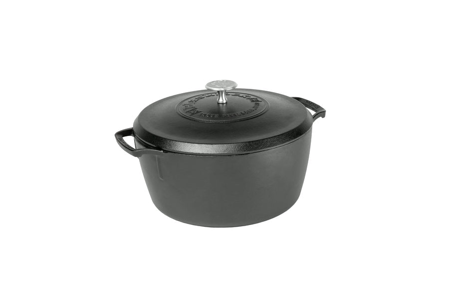 Lodge Heritage Blacklock 5.5 Quart Lightweight Cast Iron Dutch Oven - Image 14