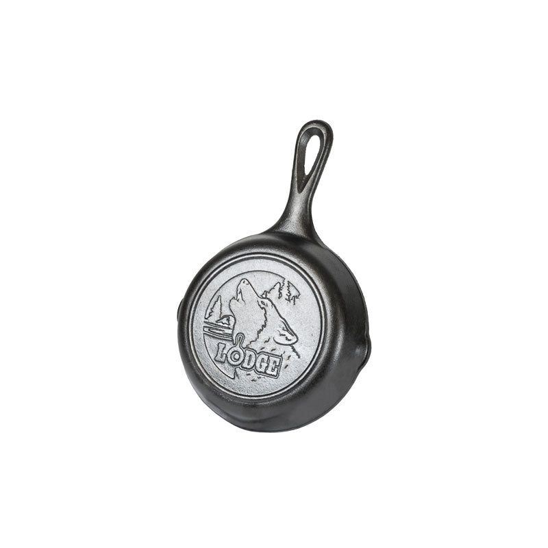 Lodge Heritage Wildlife Series™ 6.5 Inch Cast Iron Wolf Skillet - Image 2