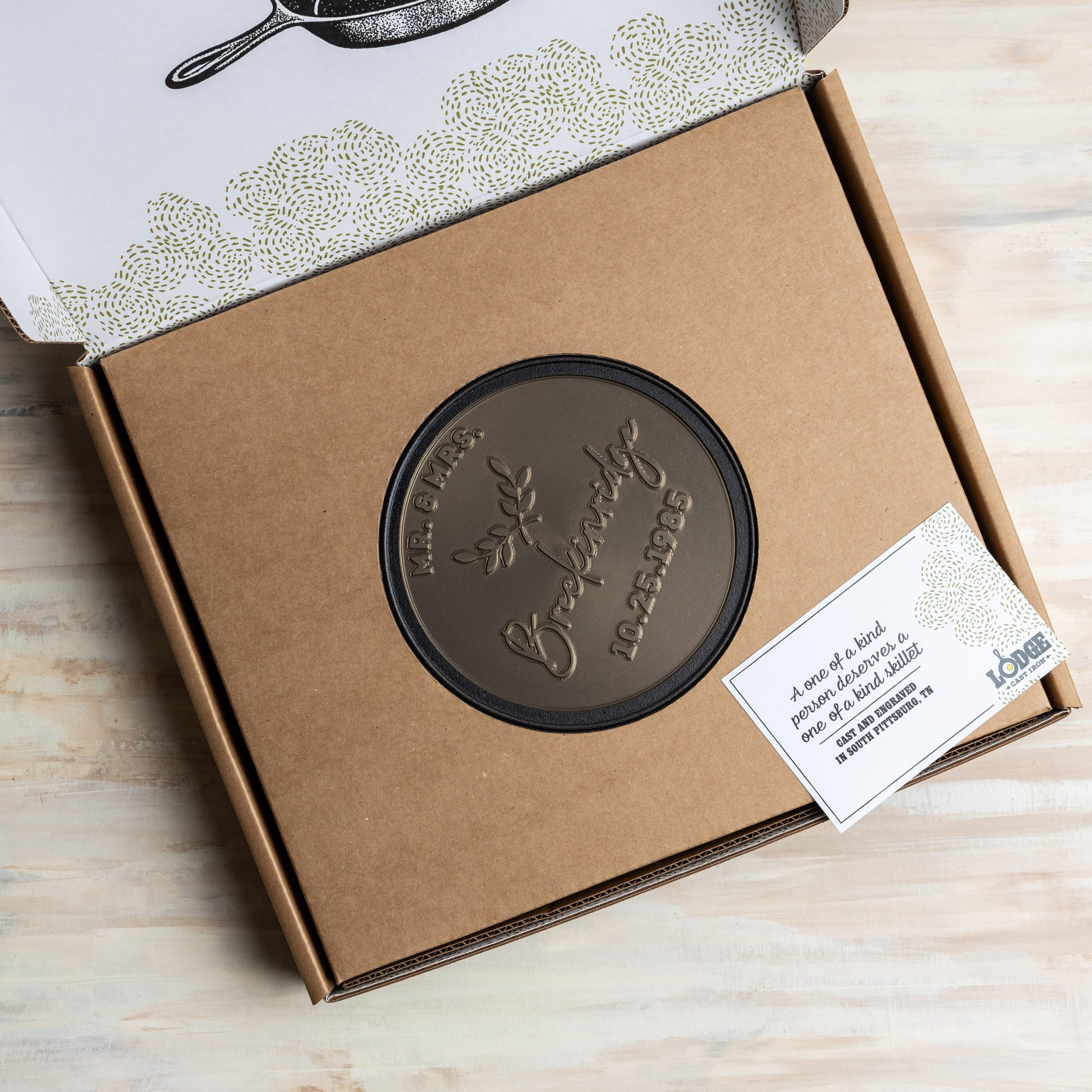 Lodge Heritage Custom Engraved Milestone Skillet - Image 6