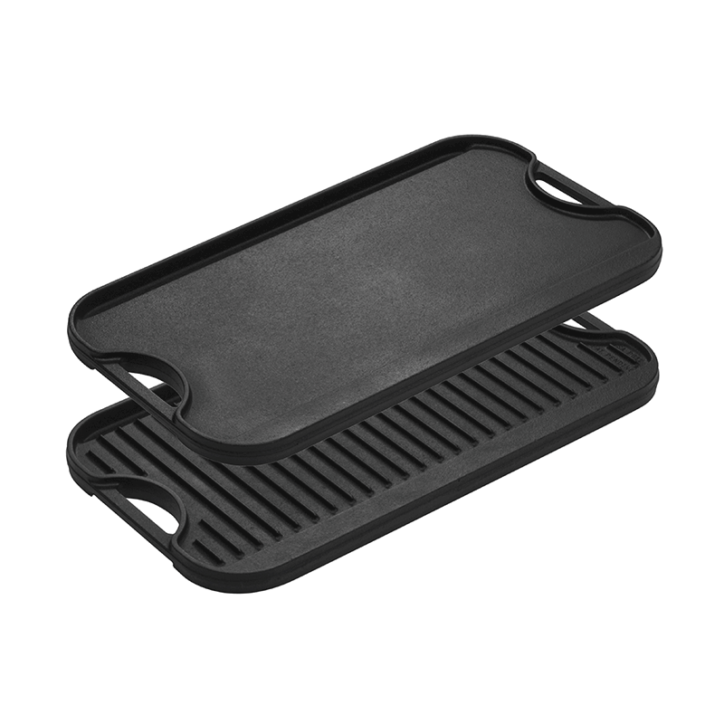 Lodge Heritage 20 x 10.5 Inch Pro-Grid Reversible Grill/Griddle - Image 11