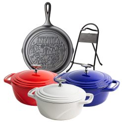 Lodge Heritage Red, White & Blue Bundle