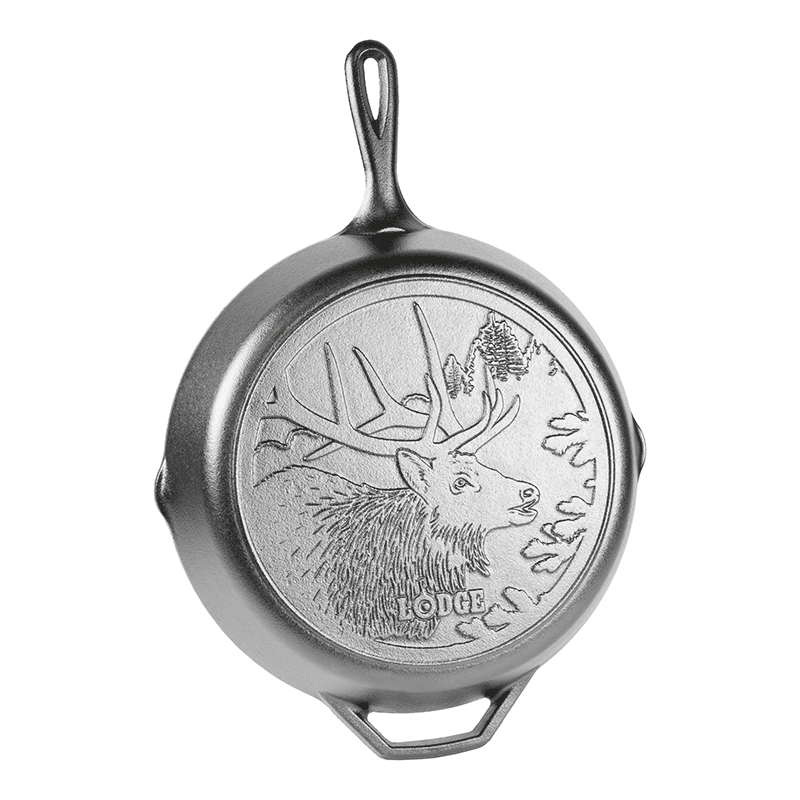Lodge Heritage Wildlife Series™ 12 Inch Cast Iron Elk Skillet - Image 5