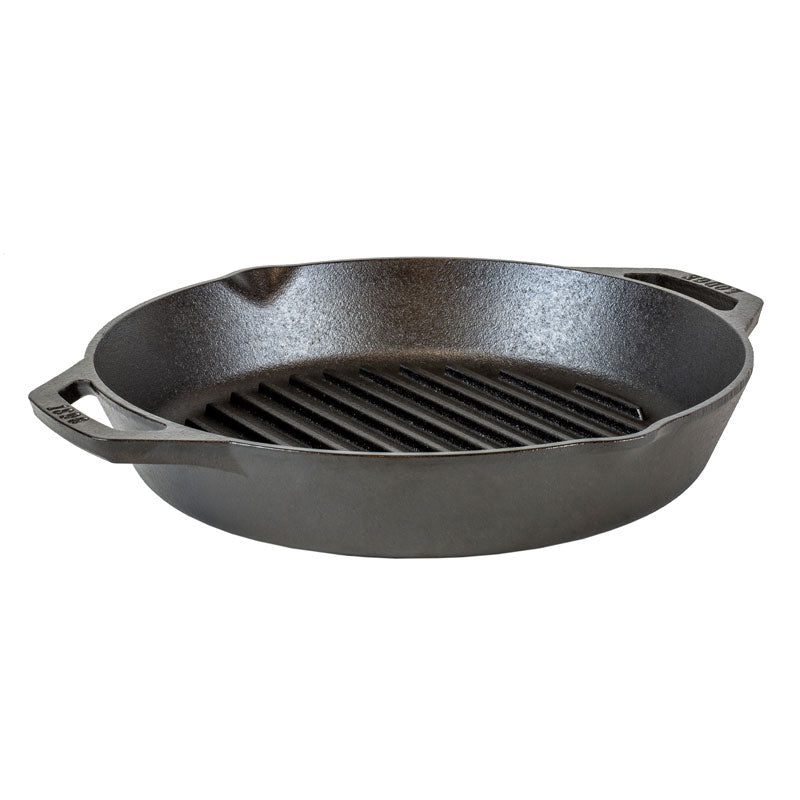 Lodge Heritage Dual Handle Cast Iron Grill Pan - Image 7