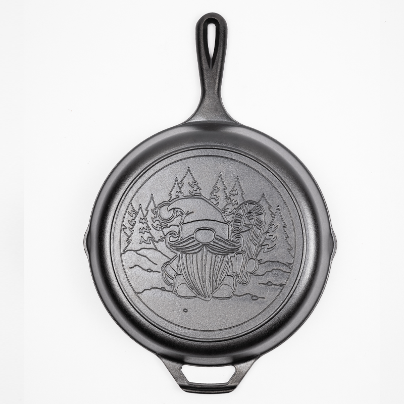 Lodge Heritage Lodge Heritage 10.25 Inch Seasoned Cast Iron Holiday Gnome Skillet - Image 2