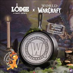 Lodge Heritage 10.25 Inch Seasoned Cast Iron World of Warcraft Skillet