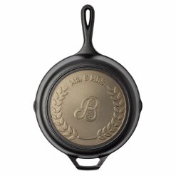 Alternative view of Lodge Heritage Custom Engraved Monogram Skillet