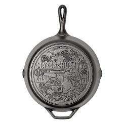 Lodge Heritage American Road Trip: 12 Inch Seasoned Cast Iron Skillet, Massachusetts