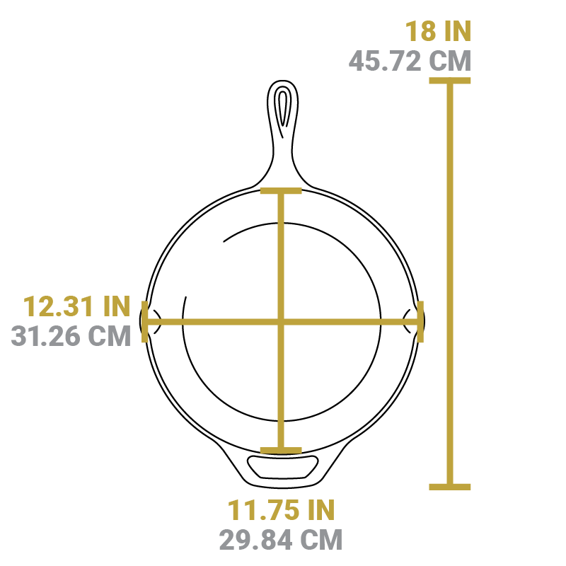 Lodge Heritage American Road Trip: 12 Inch Seasoned Cast Iron Skillet, Rhode Island - Image 4