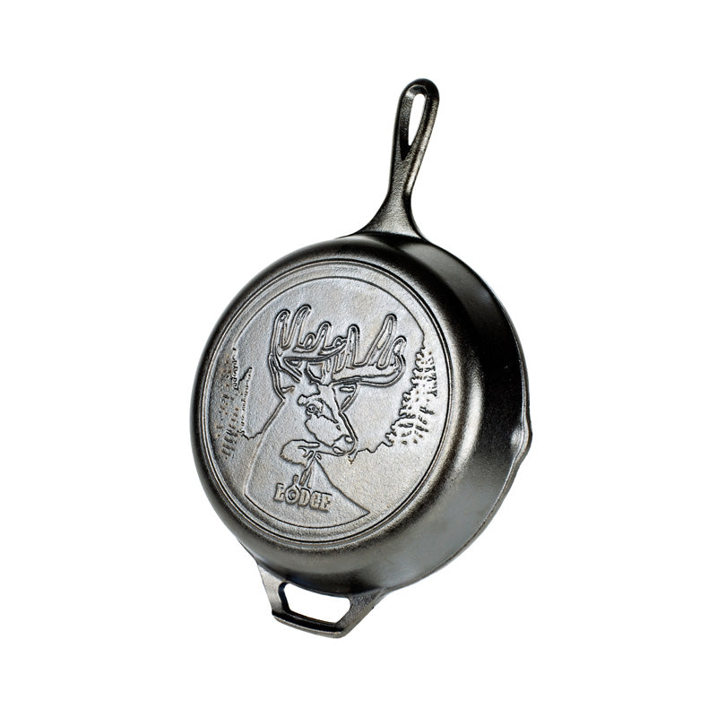 Lodge Heritage Wildlife Series™ 10.25 Inch Cast Iron Deer Skillet