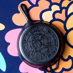 Alternative view of Lodge Heritage 10.25 Inch Seasoned Cast Iron Sugar Skull Skillet