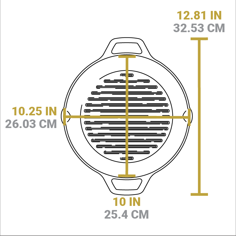 Lodge Heritage Dual Handle Cast Iron Grill Pan - Image 14